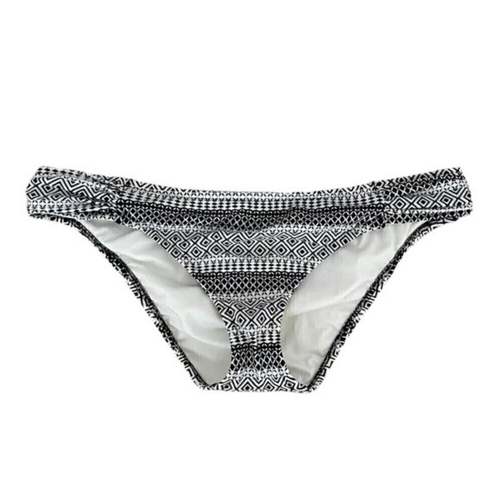 Victoria secret bottoms womens black white bikini bottoms large